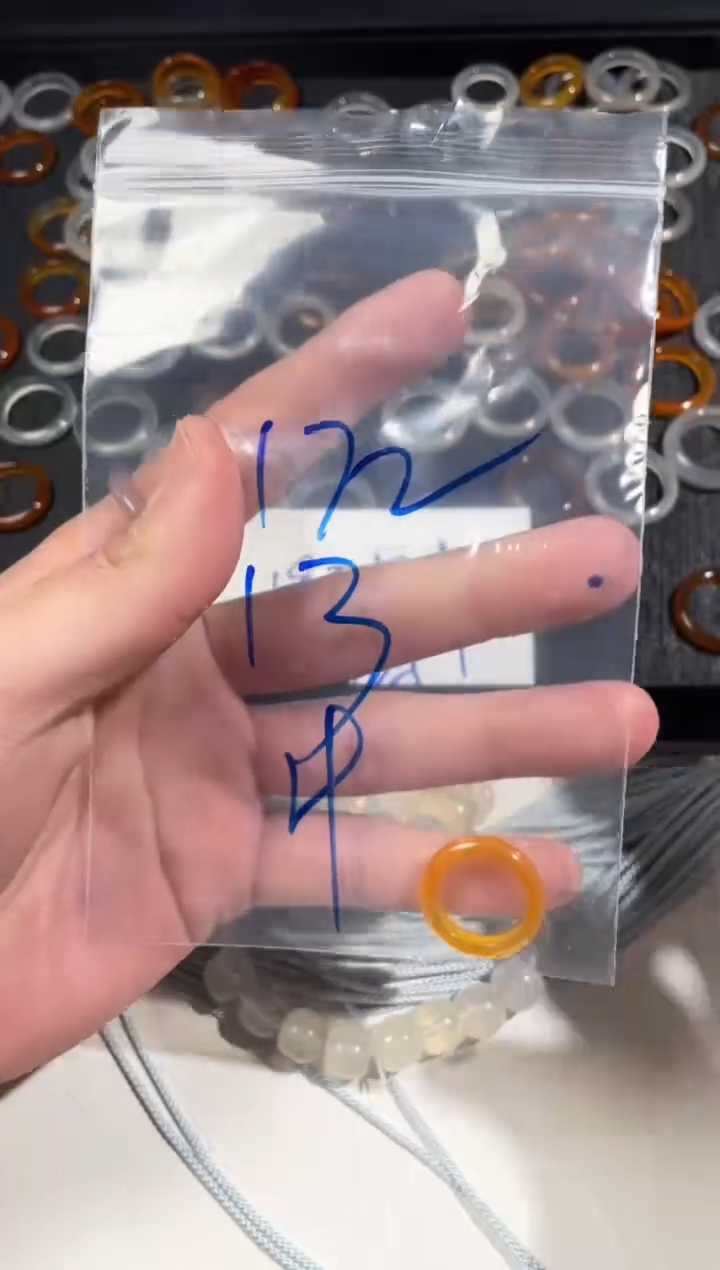 【闪购商品】玛瑙/玉髓戒指未镶嵌172