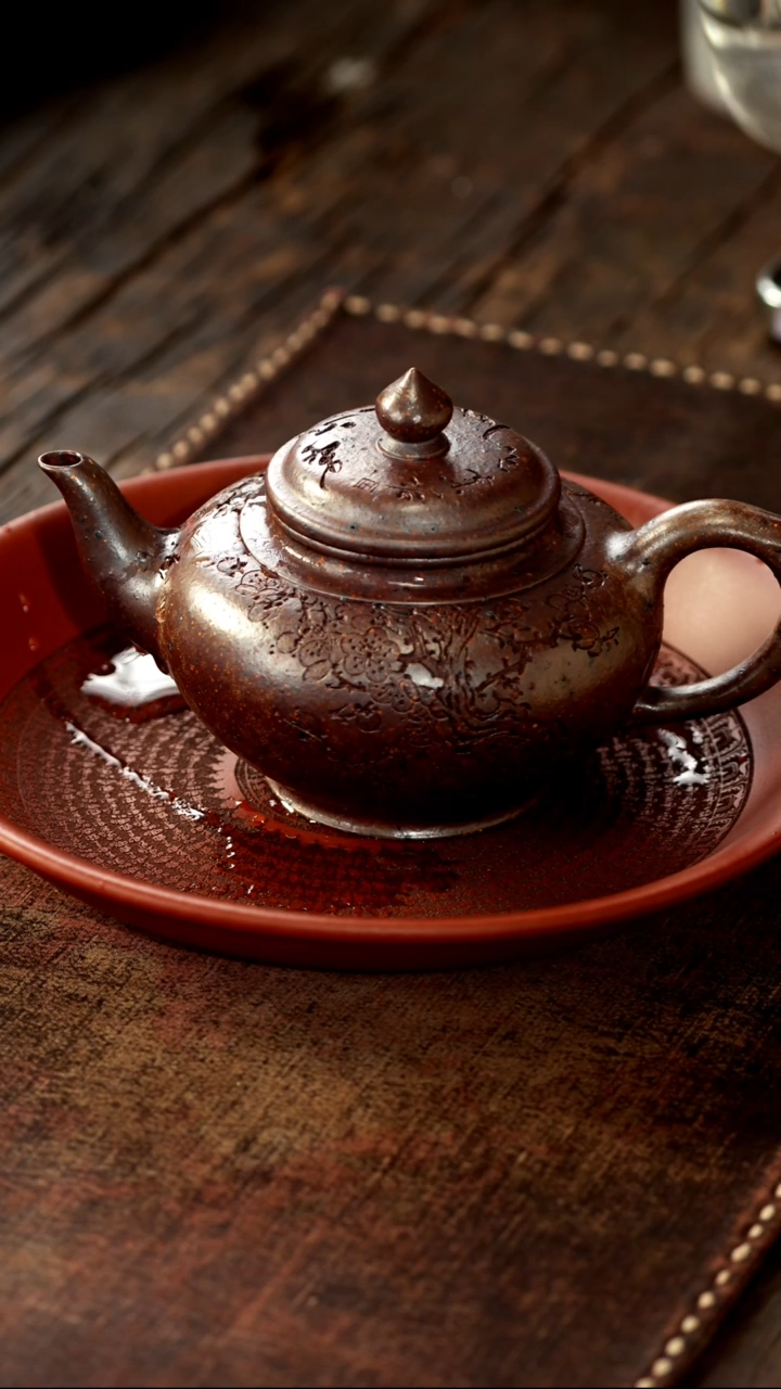 茶杯紫砂非遗茶器-梅花笑樱