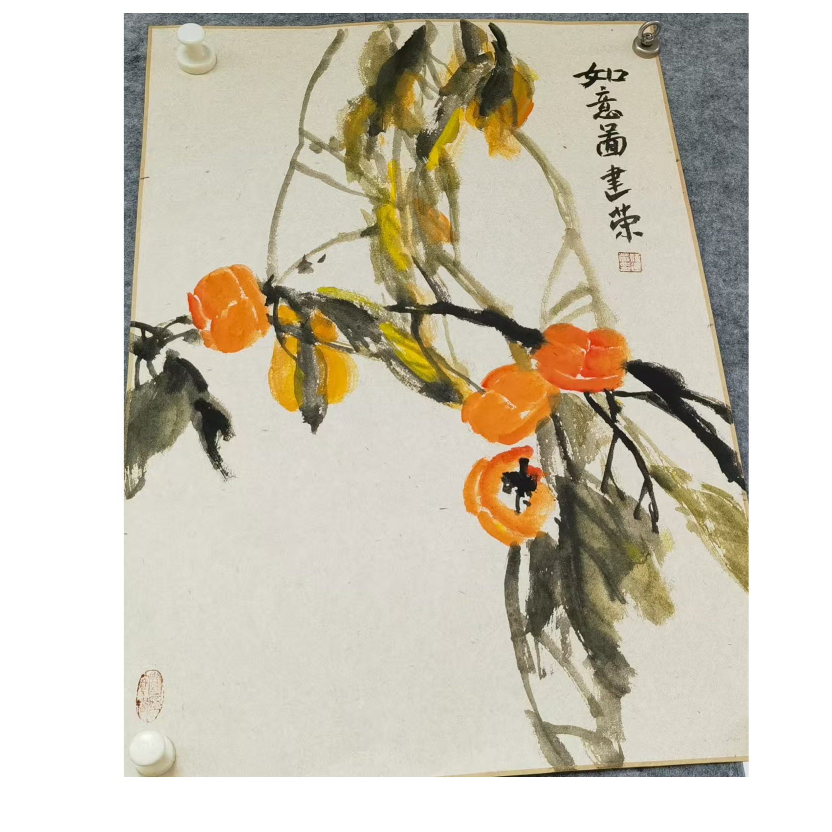手绘原稿绘画如意图-16