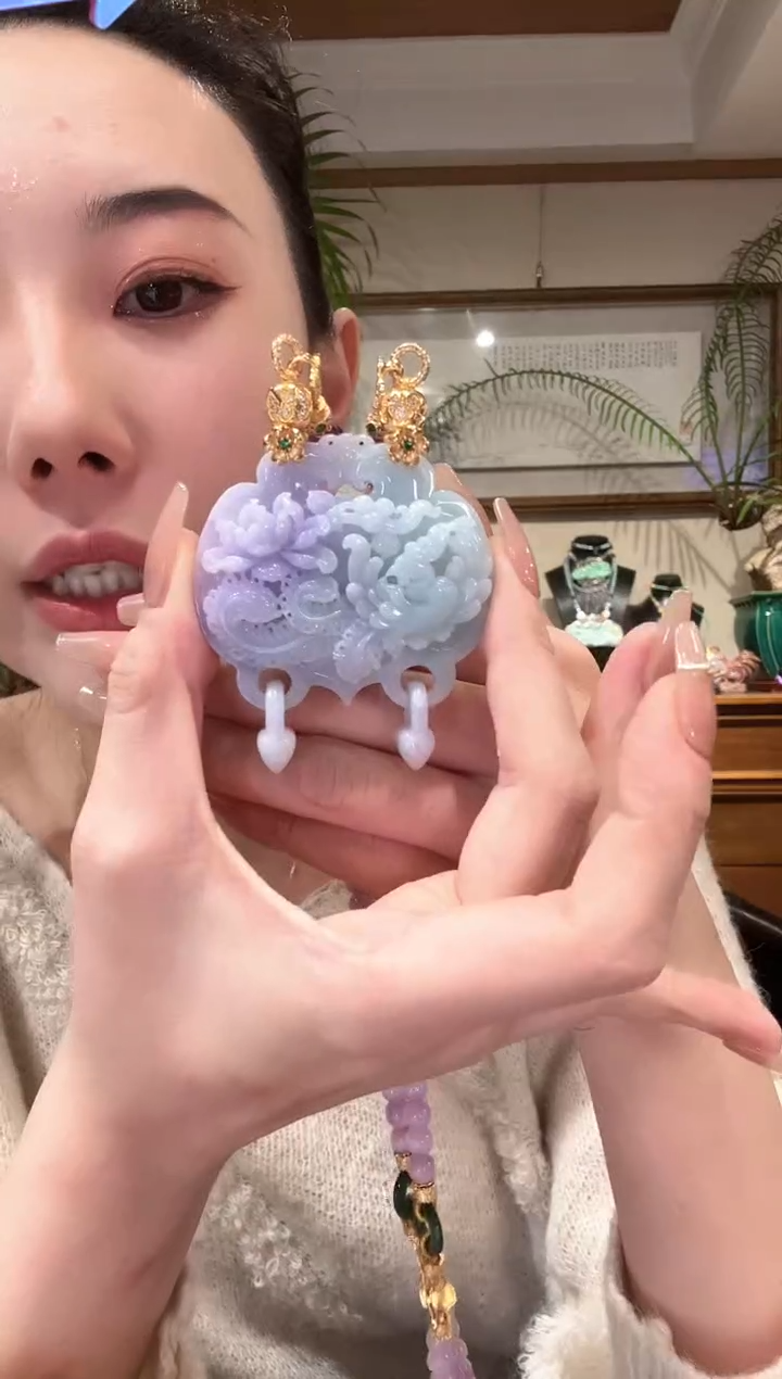 【闪购商品】翡翠颈饰未镶嵌国风