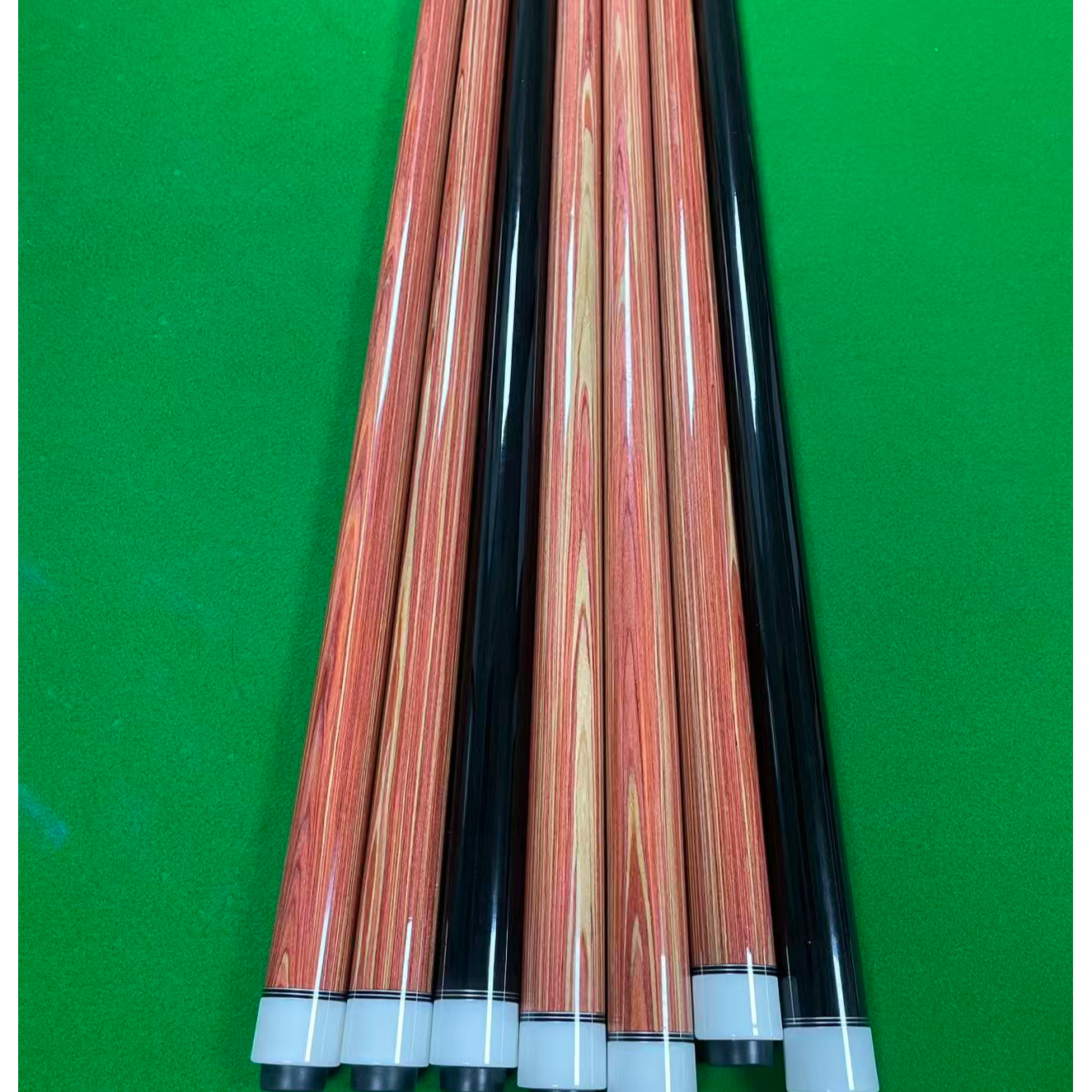 斯诺格光把系列碳管套管实木后把搭配双碳管前节多段式1/2台球杆