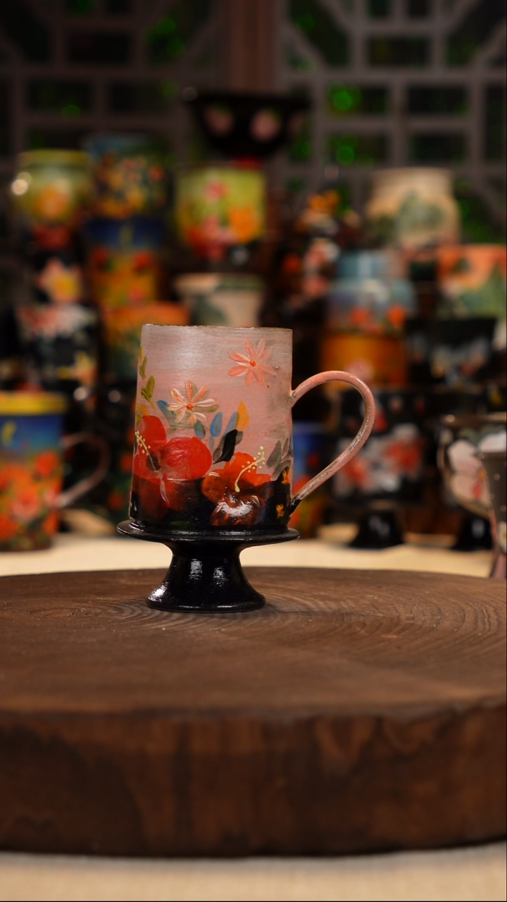 油画   釉下彩  杯子