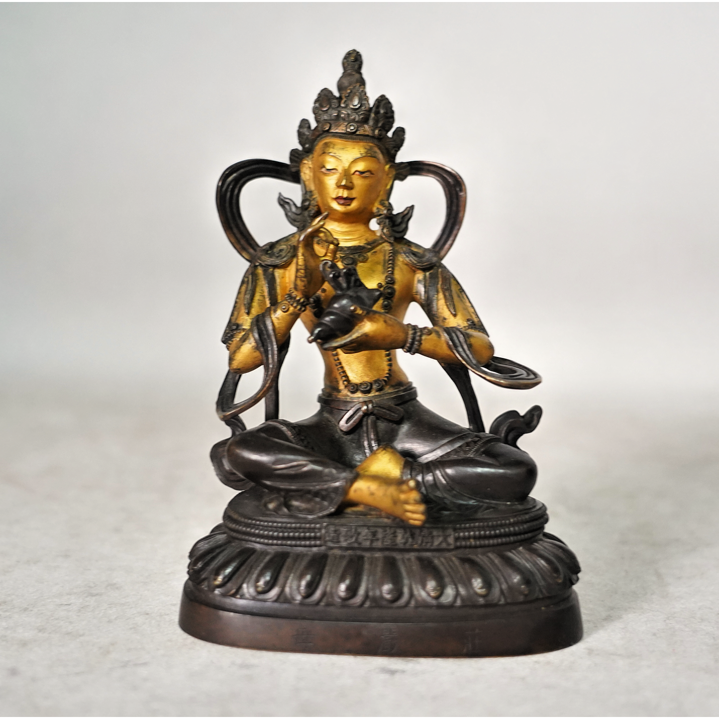 文华开物第236期拍品 13 清代 铜鎏金庄严母像