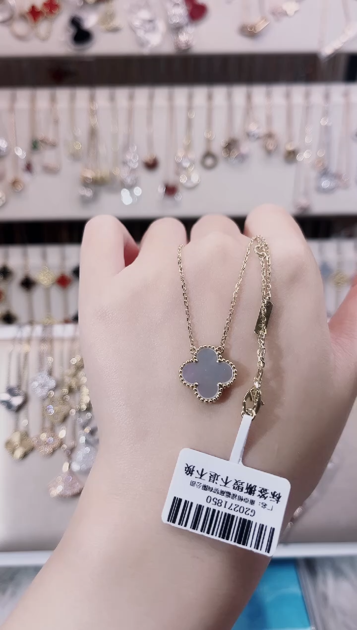 【闪购商品】贝壳（贝母）套链18K金镶嵌18K金镶嵌 K黄
