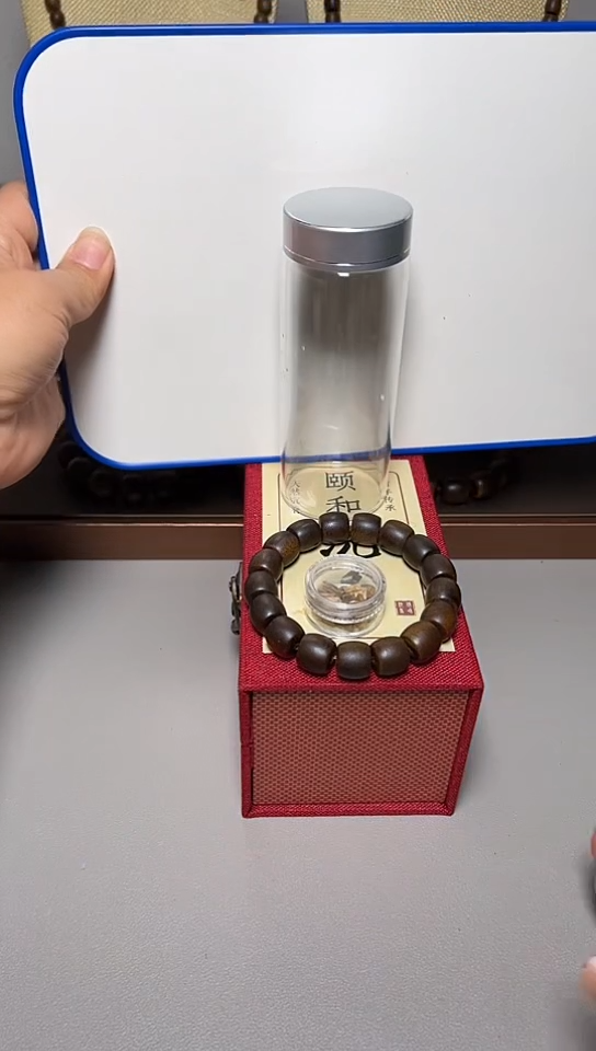 【闪购商品】沉香手串芽庄白棋1.3桶珠