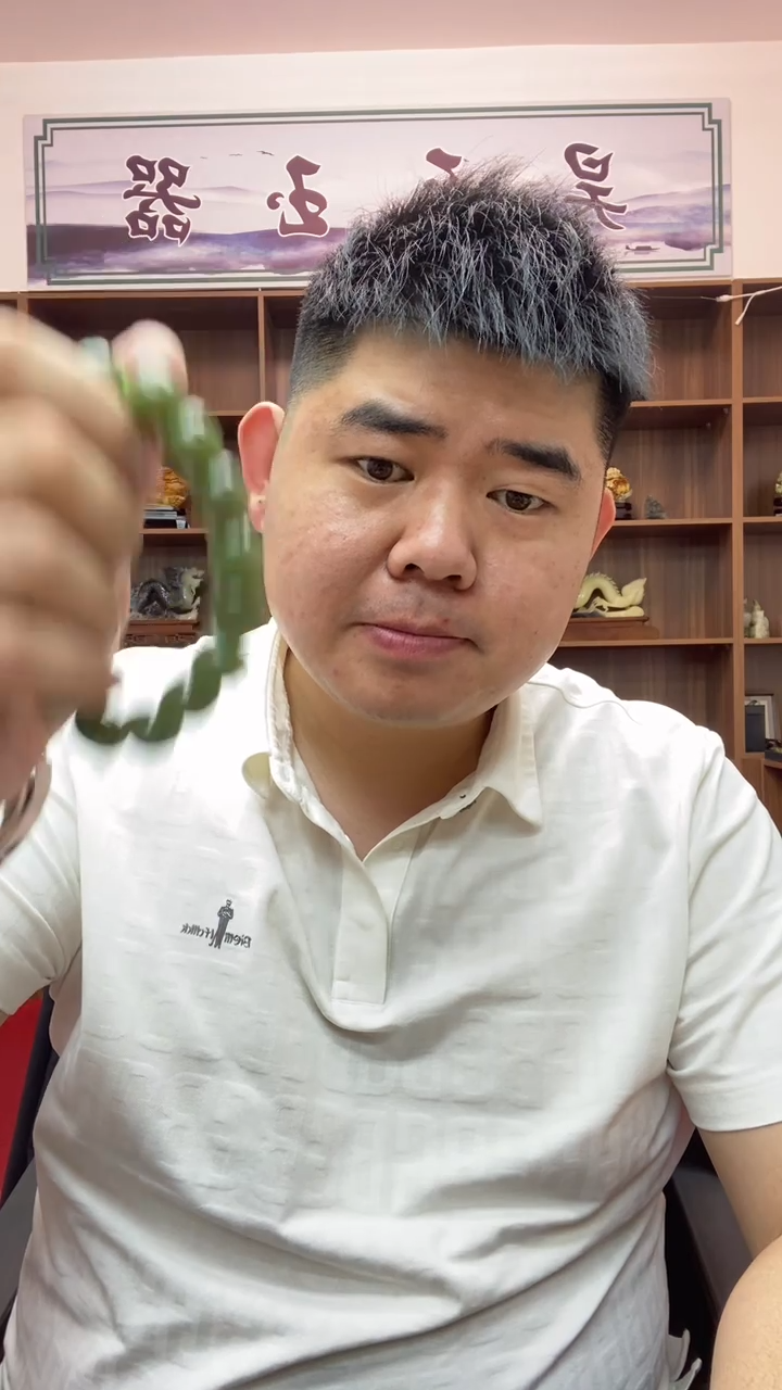 【闪购商品】岫岩河磨玉（透闪石质玉）手串未镶嵌苹果珠手串
