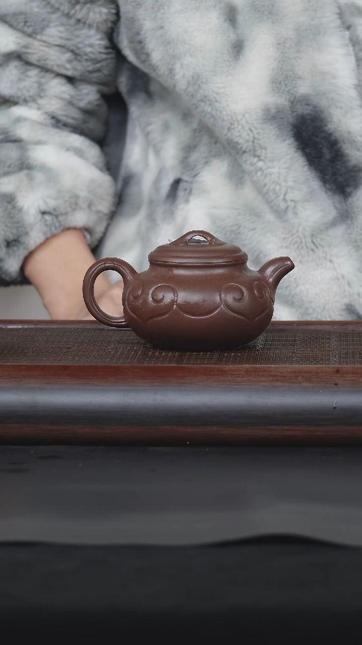 【闪购商品】紫砂茶壶31天青如意仿古320