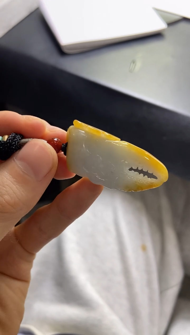 【闪购商品】定制翡翠未镶嵌蟹钳