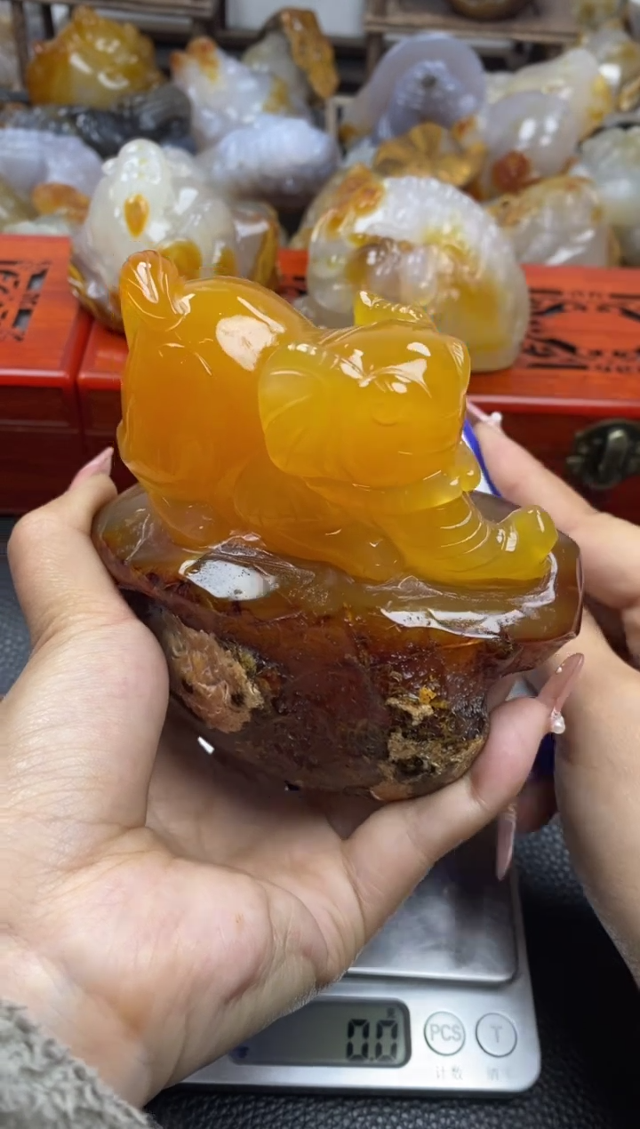 【闪购商品】玛瑙/玉髓摆件未镶嵌00