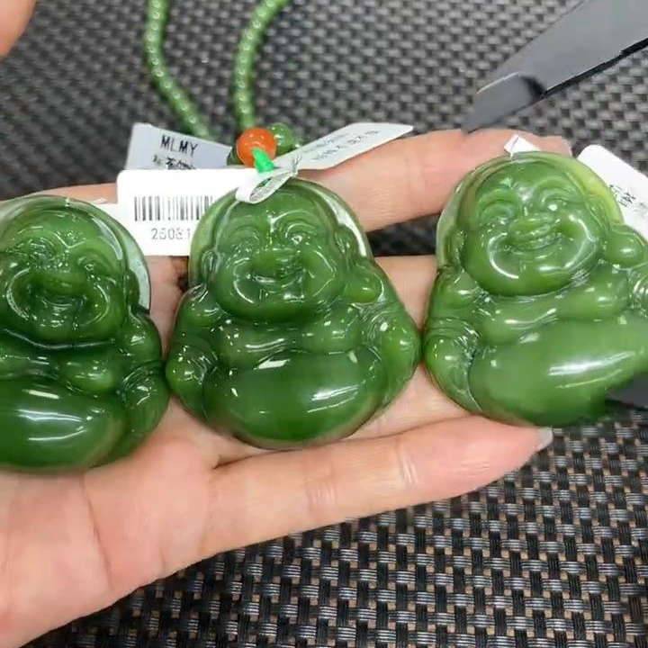 【老郑家】和田玉佛公挂件  （多样性发1件）带链子