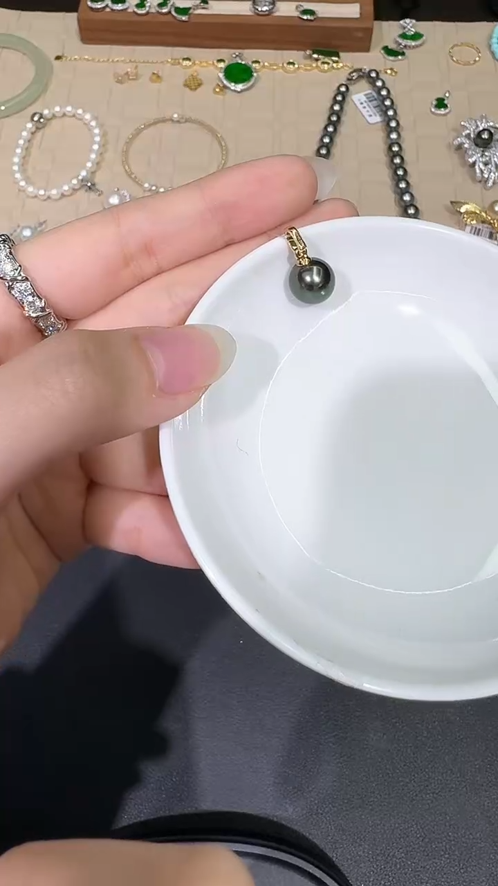 【闪购商品】海水珍珠吊坠18K金镶嵌X0216-532-111/18k