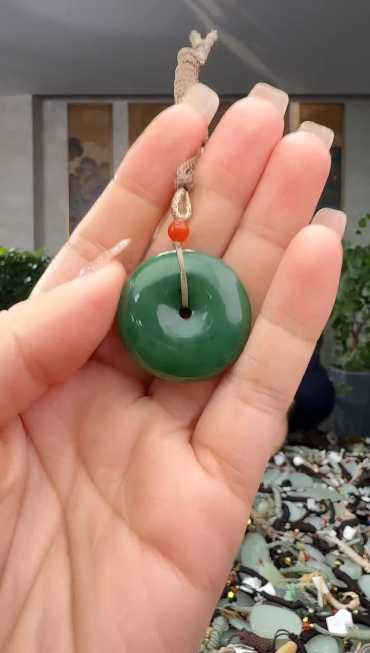 颈饰未镶嵌和田玉拍一发一多样性发货