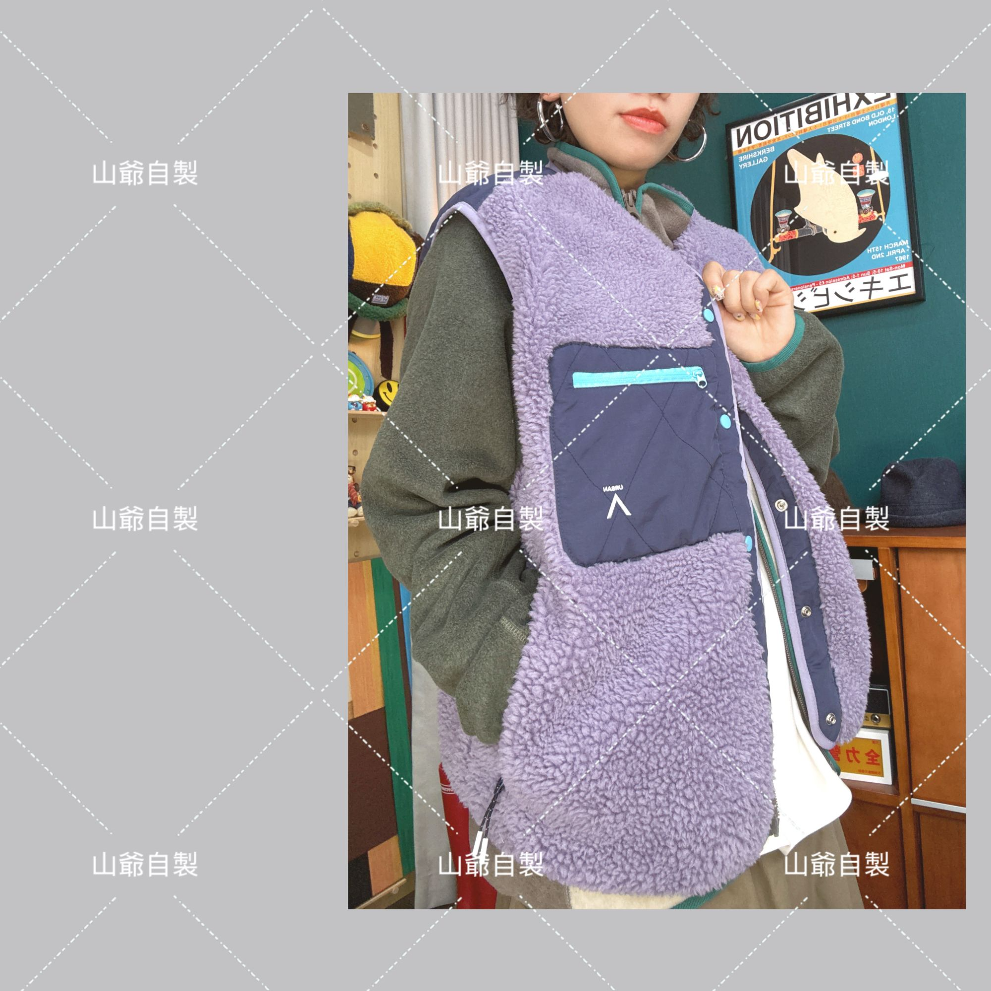 【暖窩心】SHANYE CUSTOM 小众設計師買手 羊羔绒马甲-563