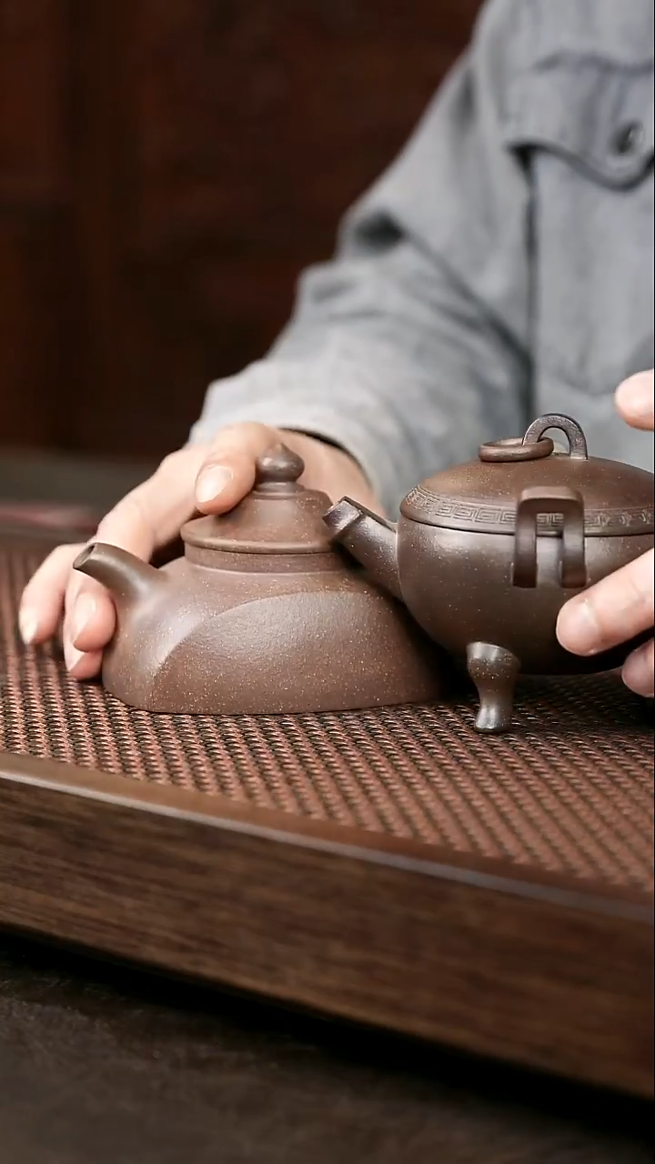 茶壶紫砂岩中泥笠瓦+龙归宝瓶3