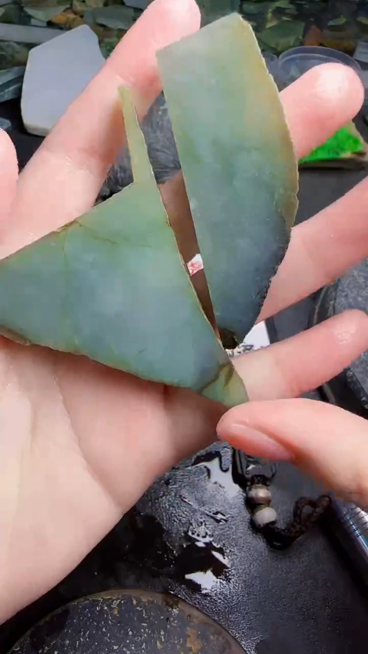 未镶嵌挂件翡翠秋*天然翡翠040