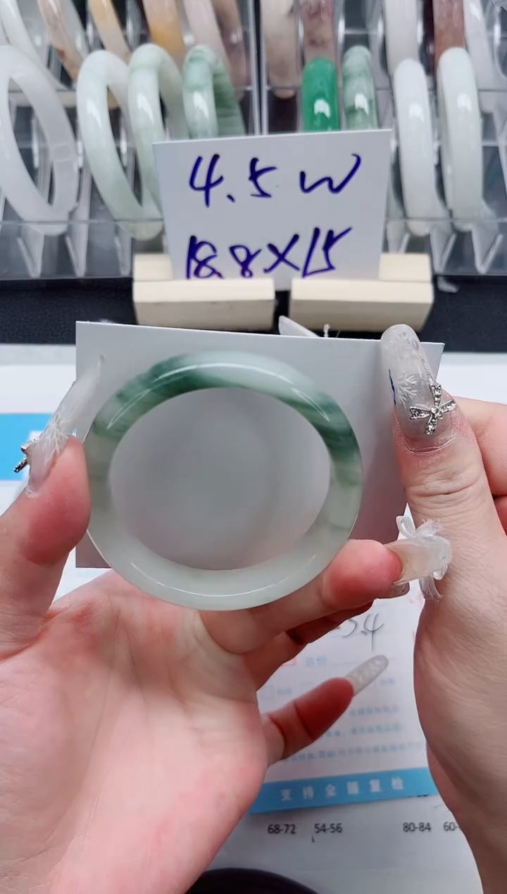 【闪购商品】石英质玉手镯未镶嵌A235-53.4