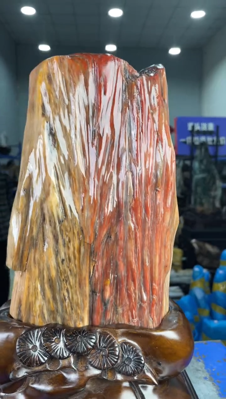 【闪购商品】硅化玉摆件未镶嵌34