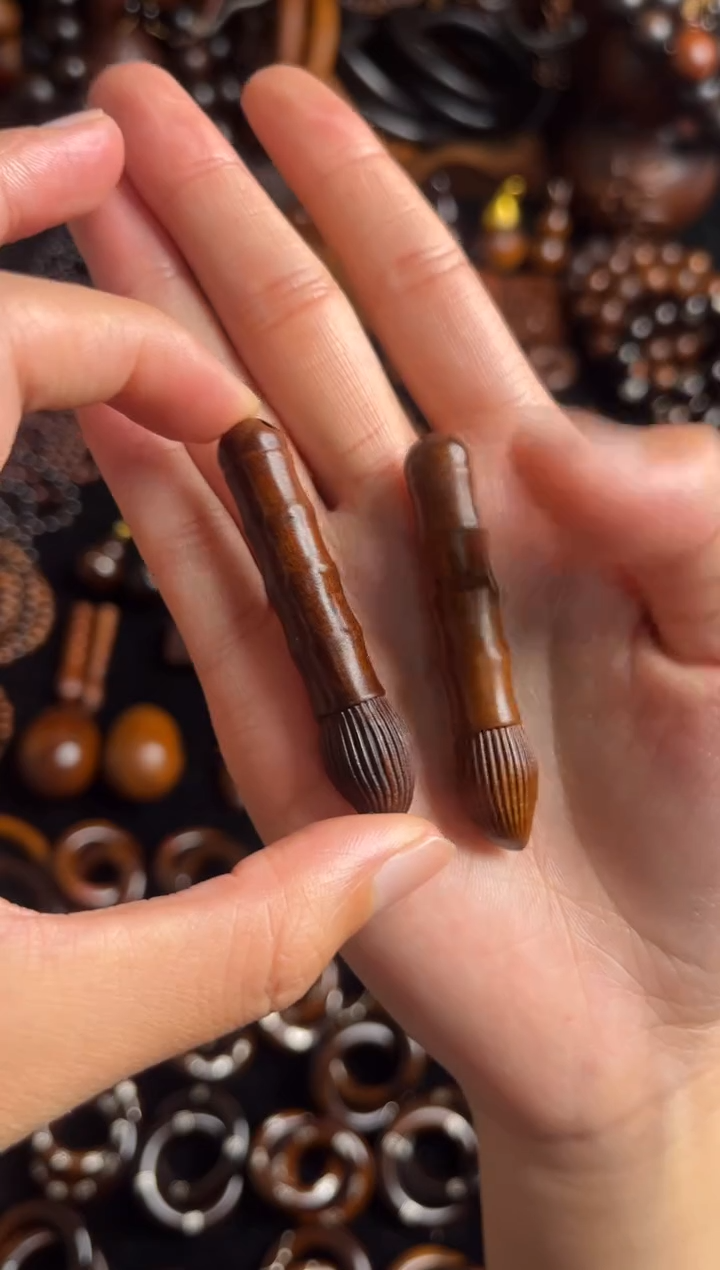 枣木雷击枣木老料文昌笔