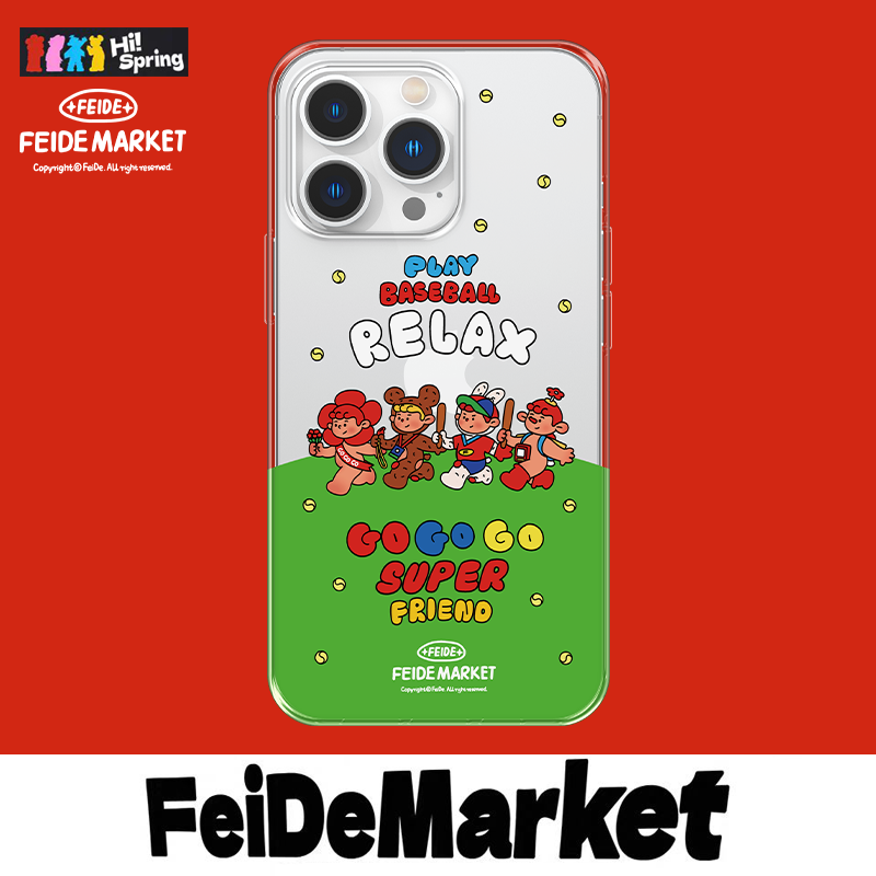 FeiDe Market 主理人合作-轻松棒球赛-适用苹果iPhone14-16系列