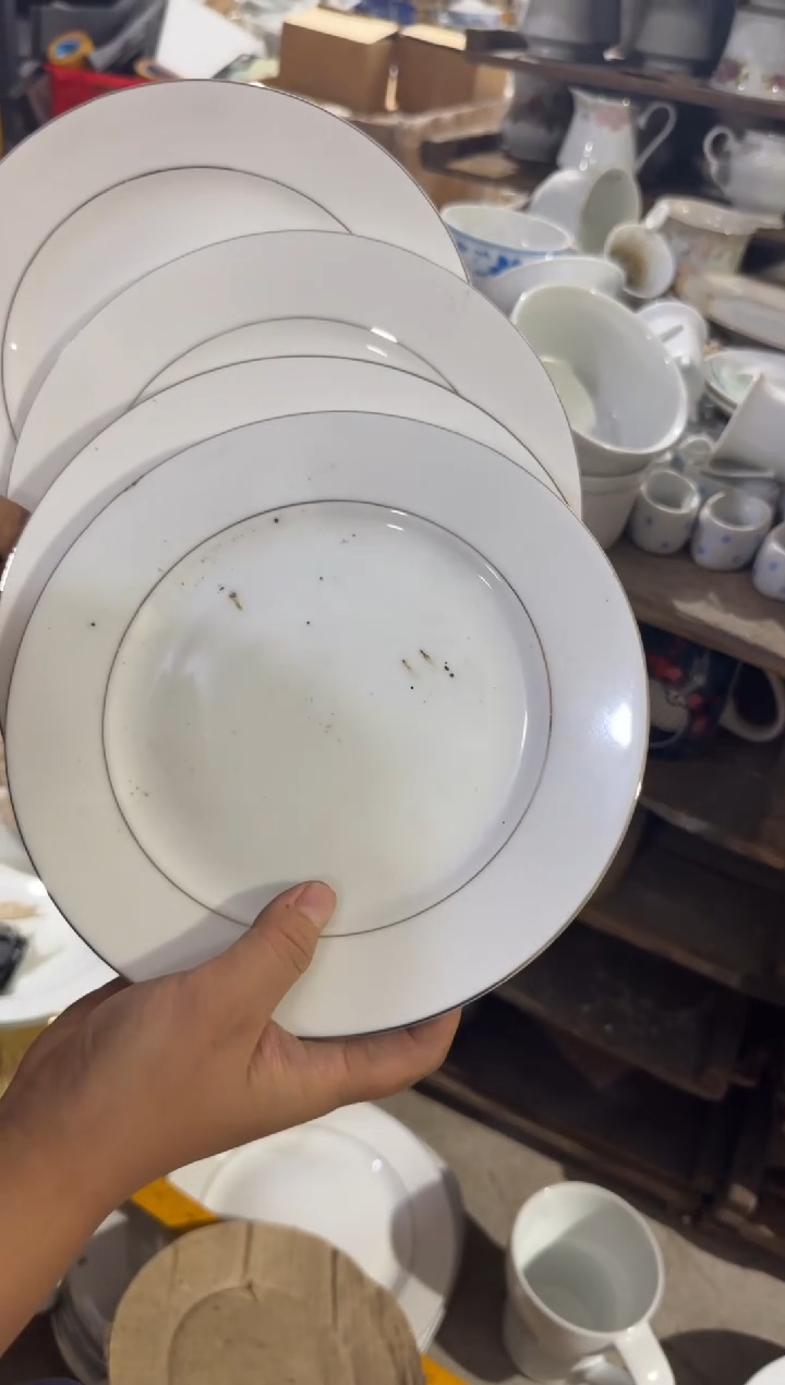 摆件多**宝四只平盘20厘米微瑕请慎拍