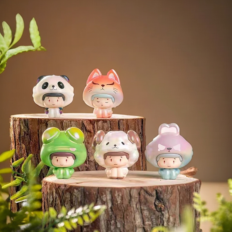 莫嘟modoo自然朋友萌粒（踩尾巴）系列潮玩盲盒代拆