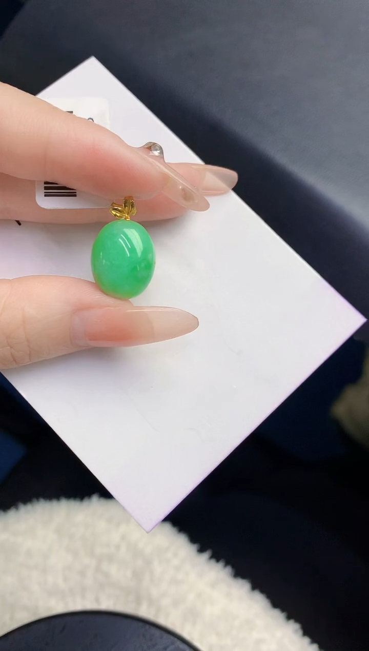 颈饰未镶嵌翡翠缅甸天然翡翠A货