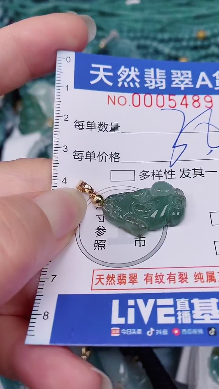 翡翠未镶嵌颈饰00005489