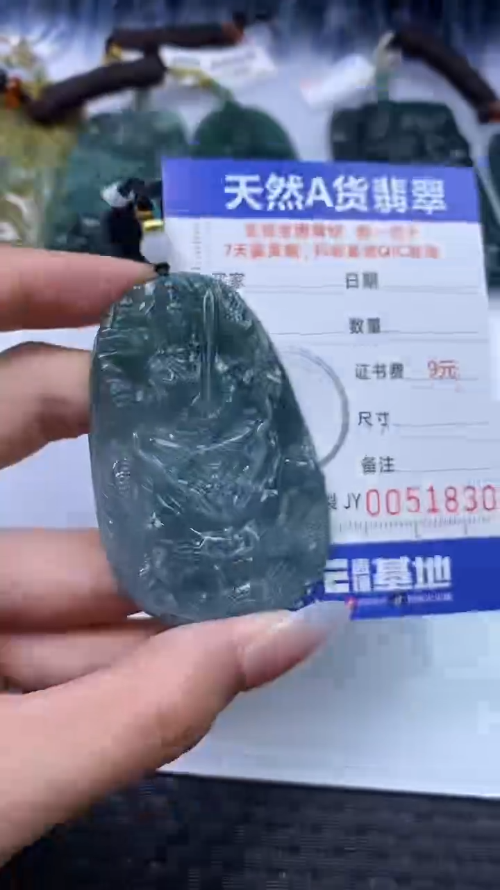 【闪购商品】翡翠颈饰未镶嵌A货翡翠1830