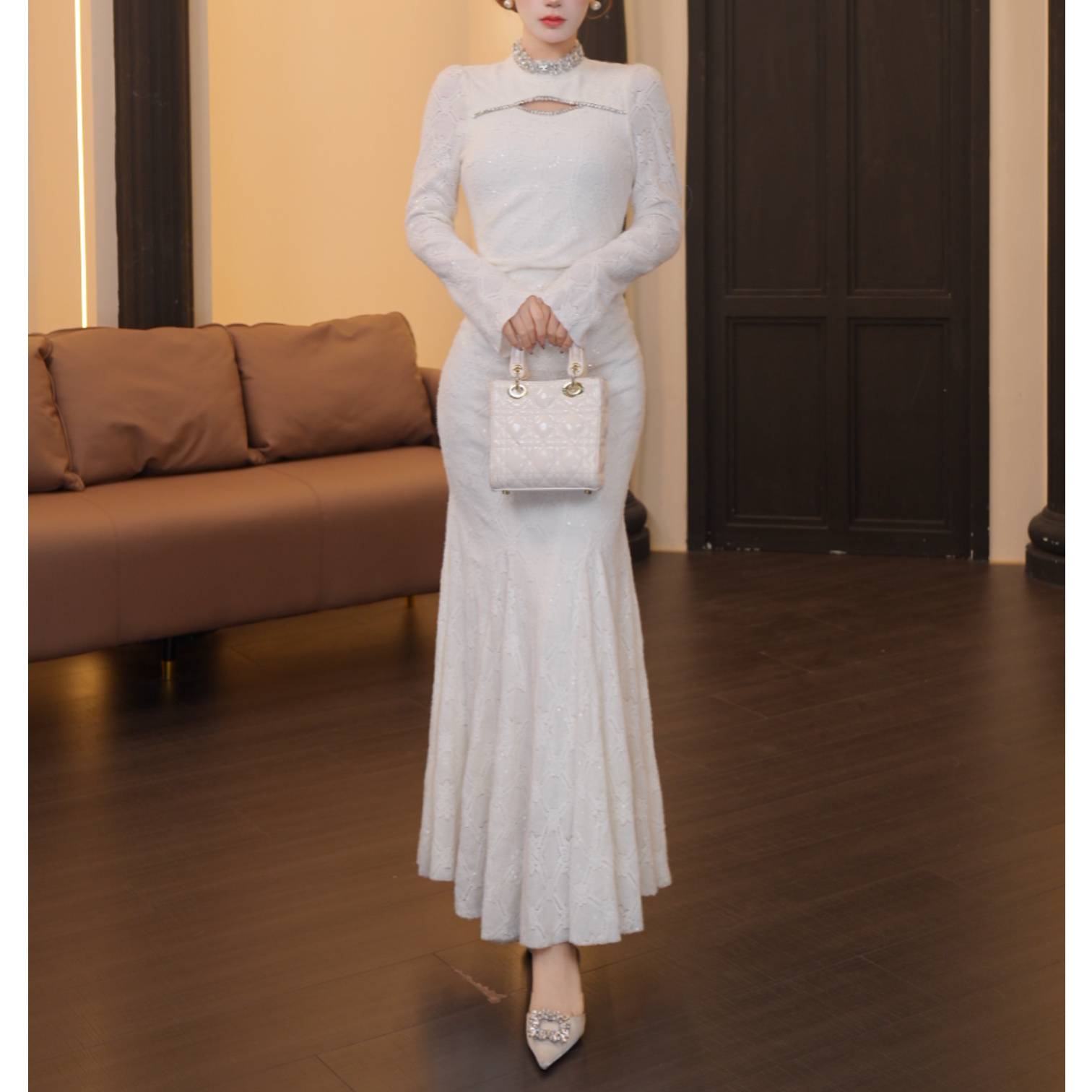 2店-808【清水专属】套头款秋季长袖常规连衣裙YQ457