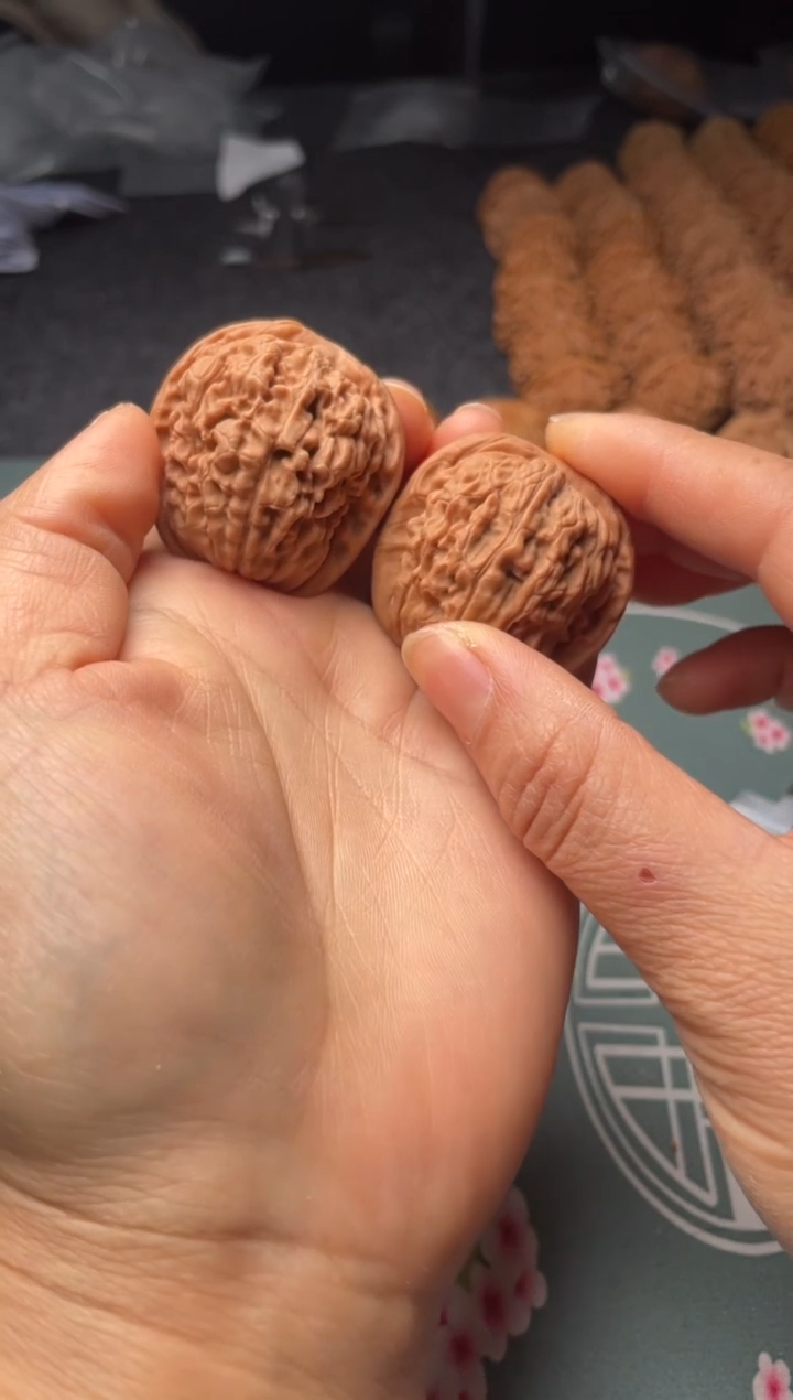 把件文玩核桃w25 莲花 37尺