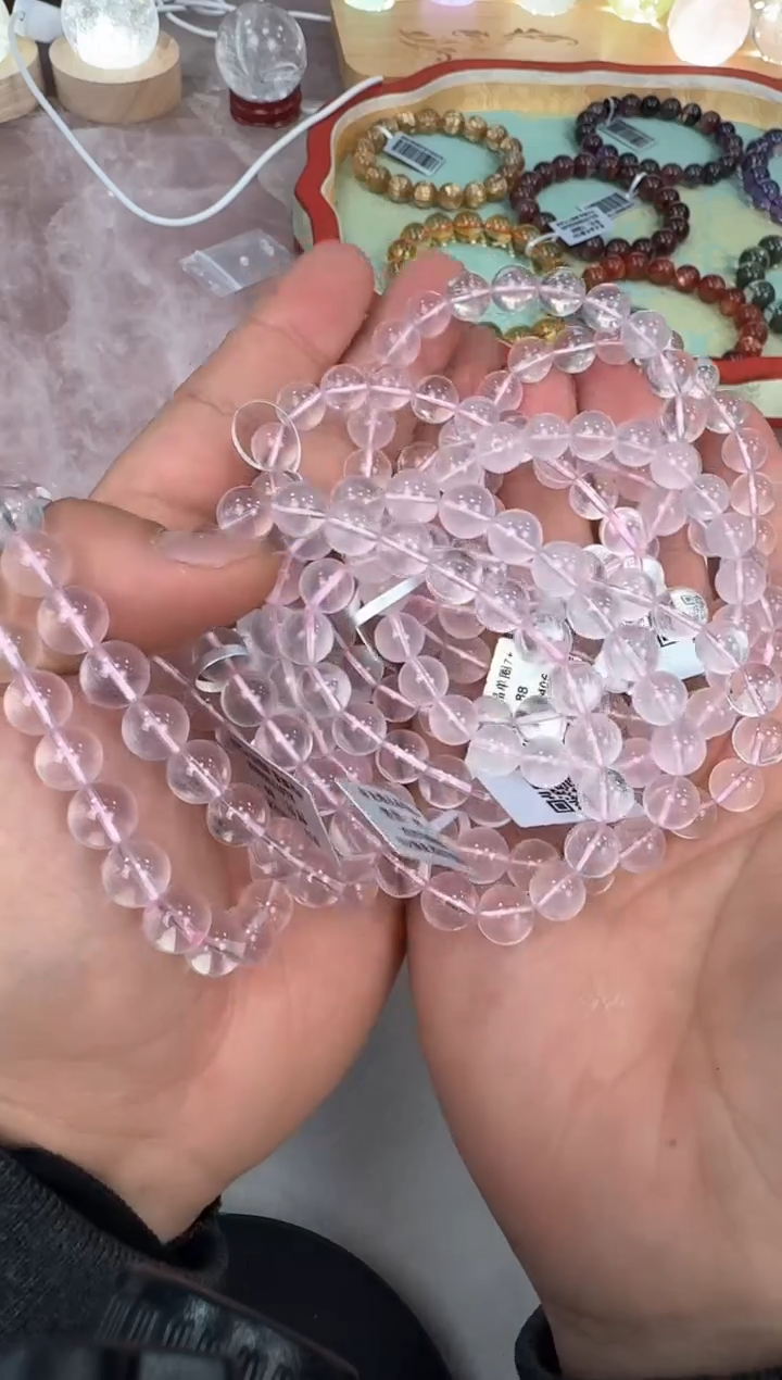 【闪购商品】水晶手链未镶嵌XL017 约7mm多样性发一件