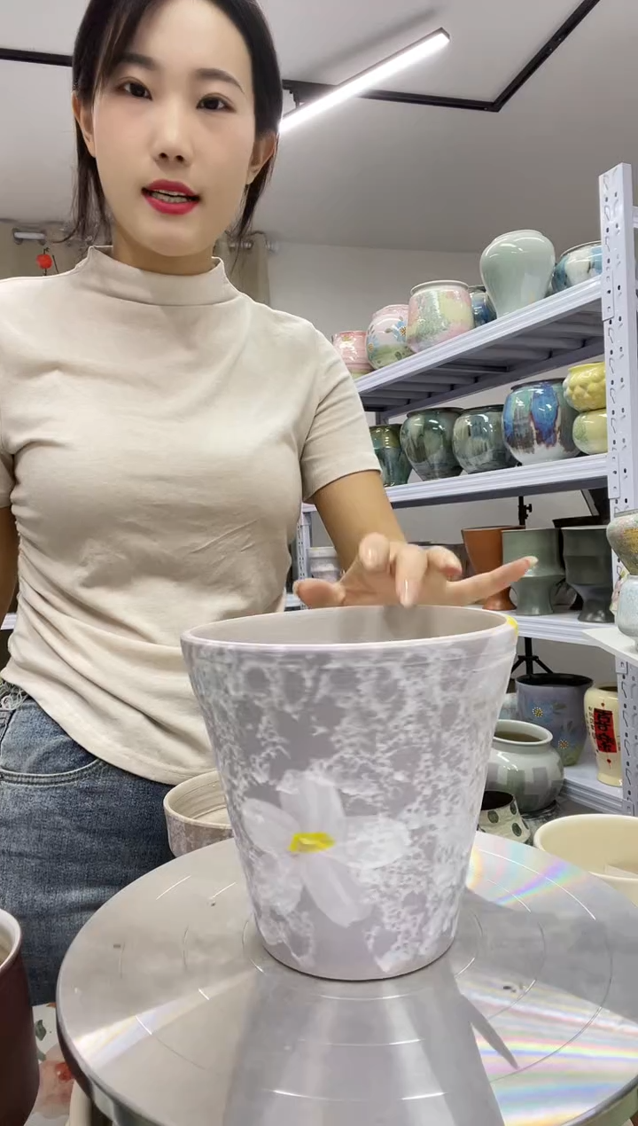 9-7直播链接精选陶瓷花盆