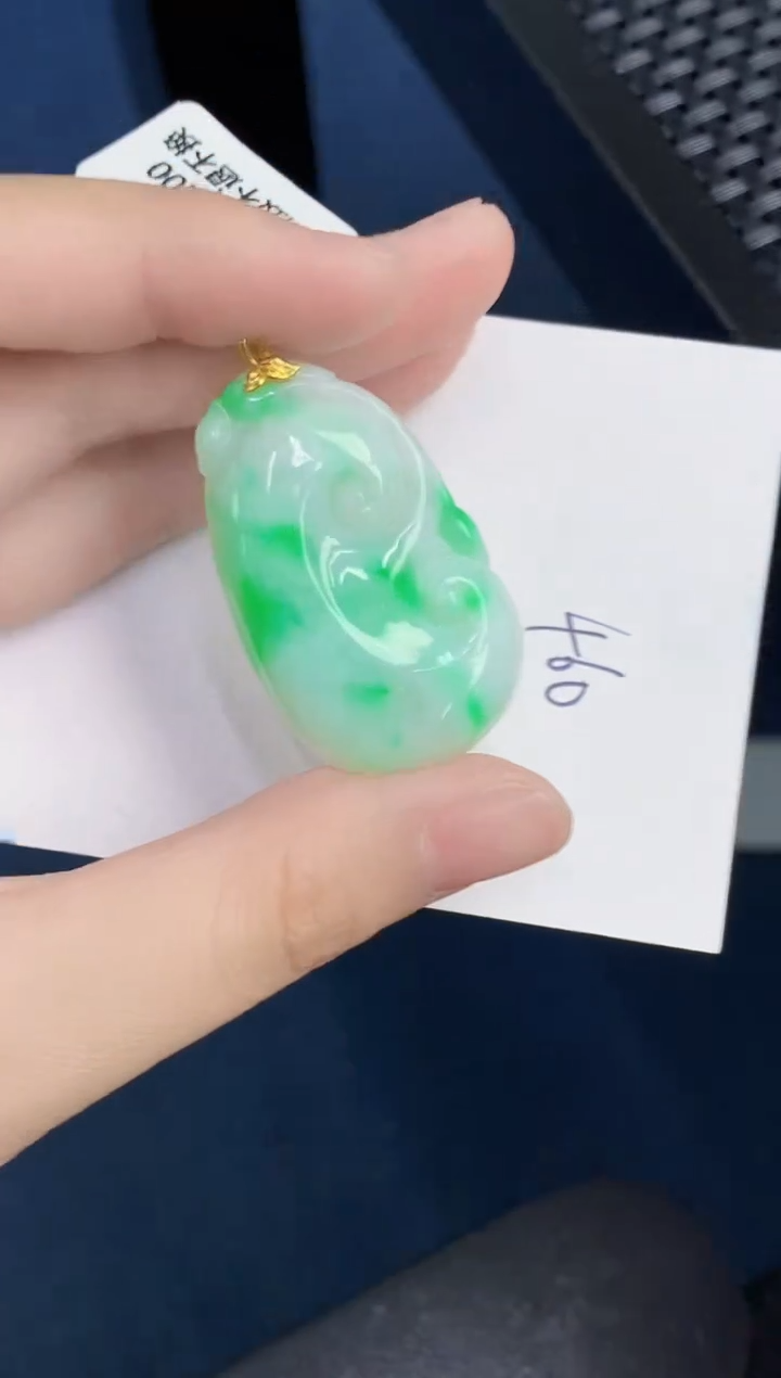 【闪购商品】翡翠颈饰18K金镶嵌000000000