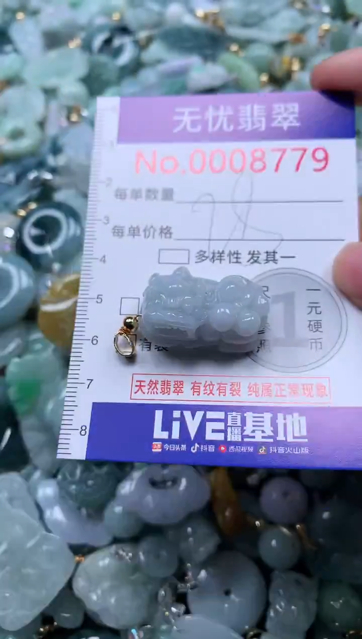 颈饰未镶嵌翡翠8779
