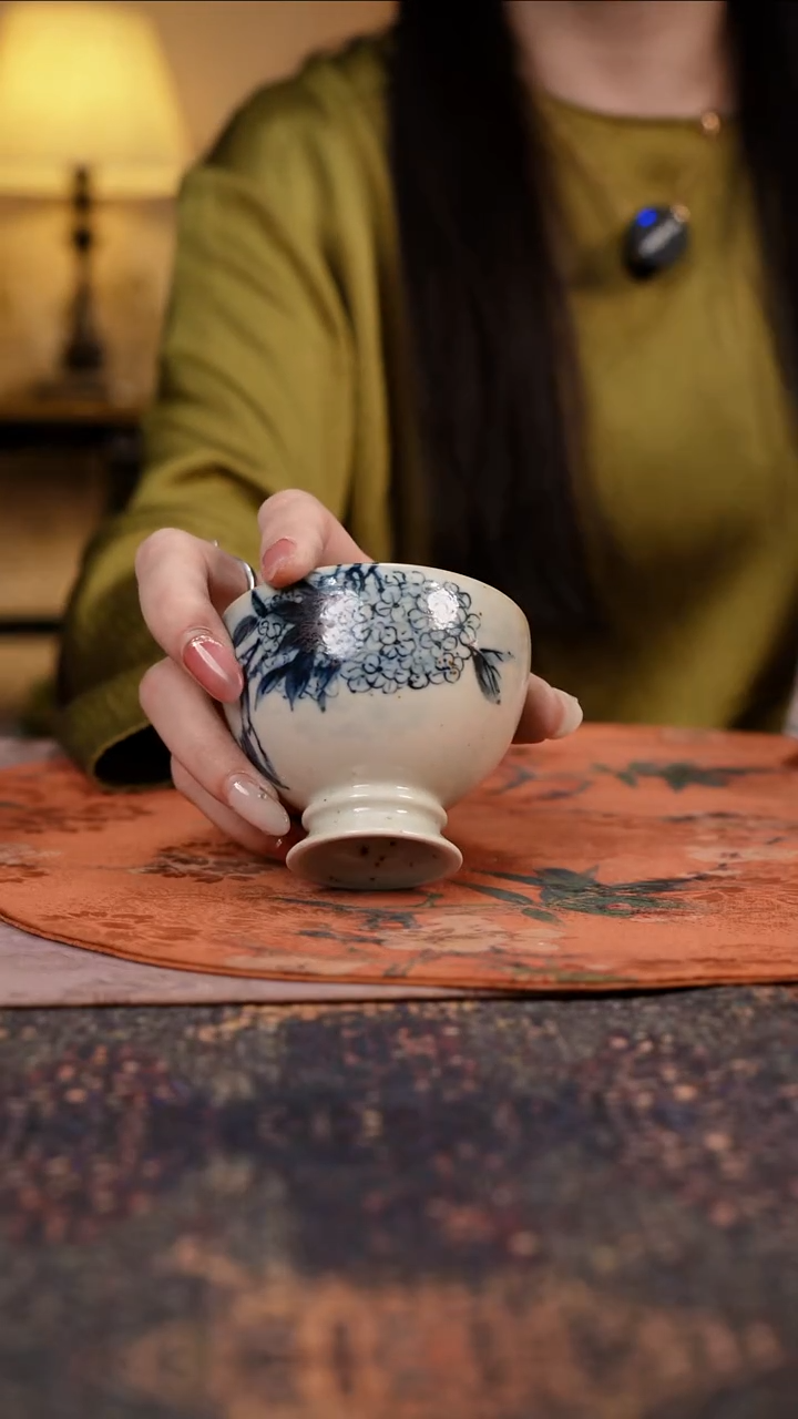 杯景德镇陶瓷杯碗柴烧多人