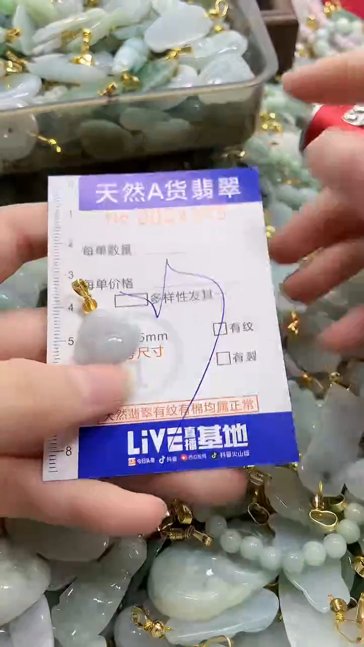 颈饰未镶嵌翡翠天然A货翡翠