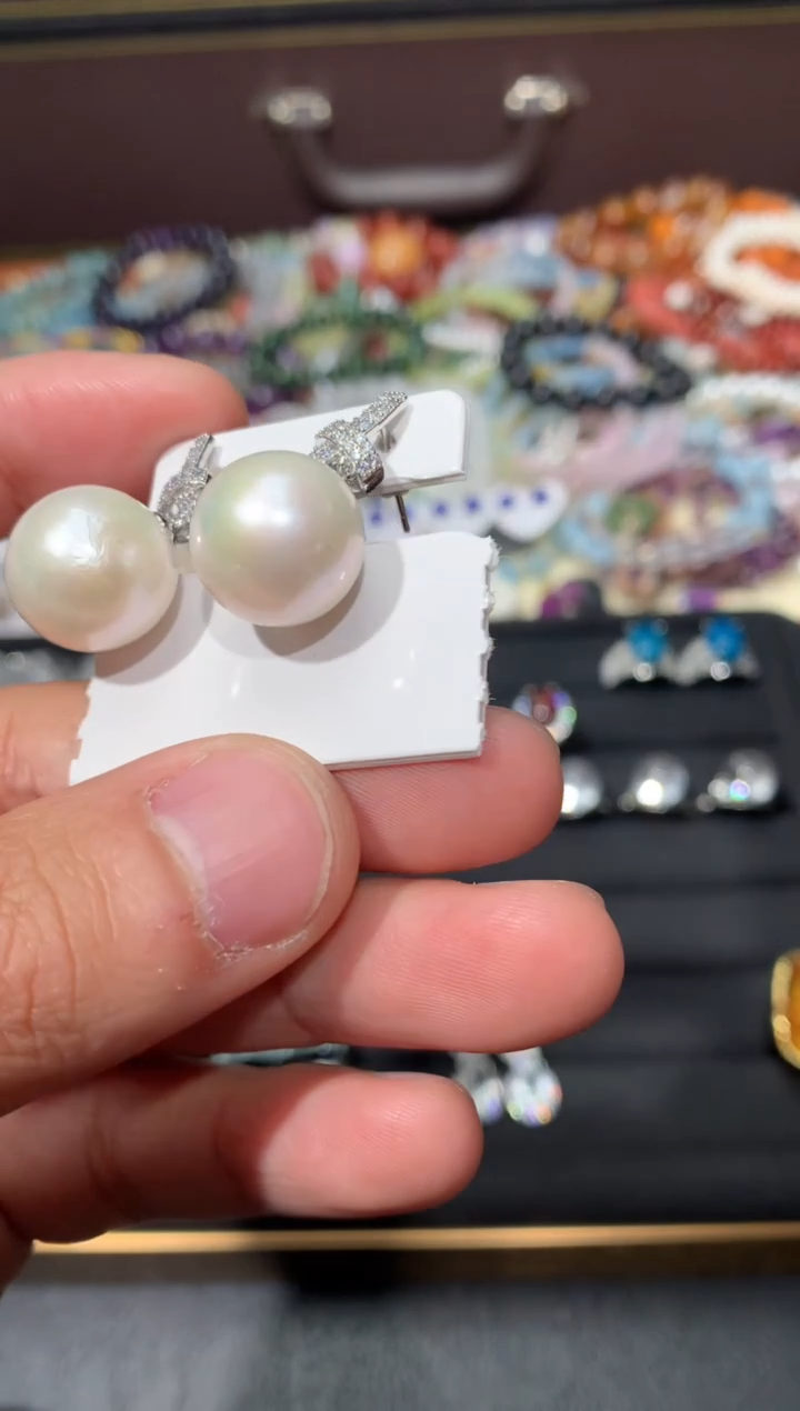 未镶嵌耳饰淡水珍珠K132【多样性发其一】