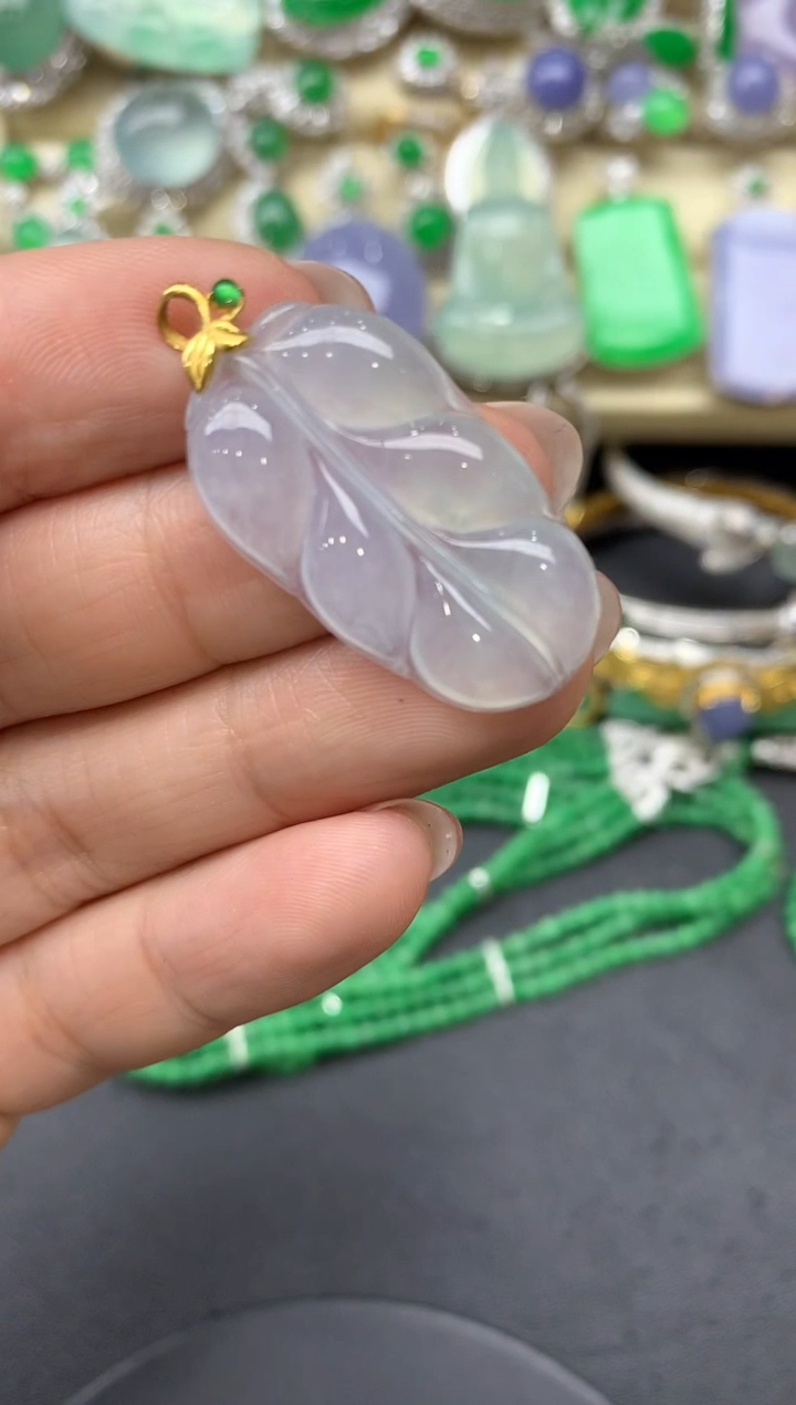 【闪购商品】翡翠颈饰18K金镶嵌164中国好珍宝