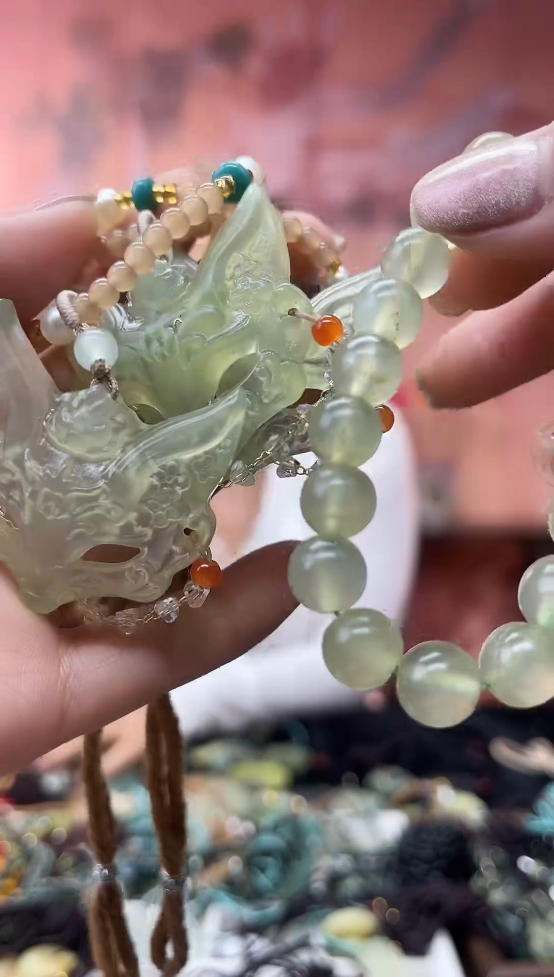 未镶嵌岫玉吊坠·