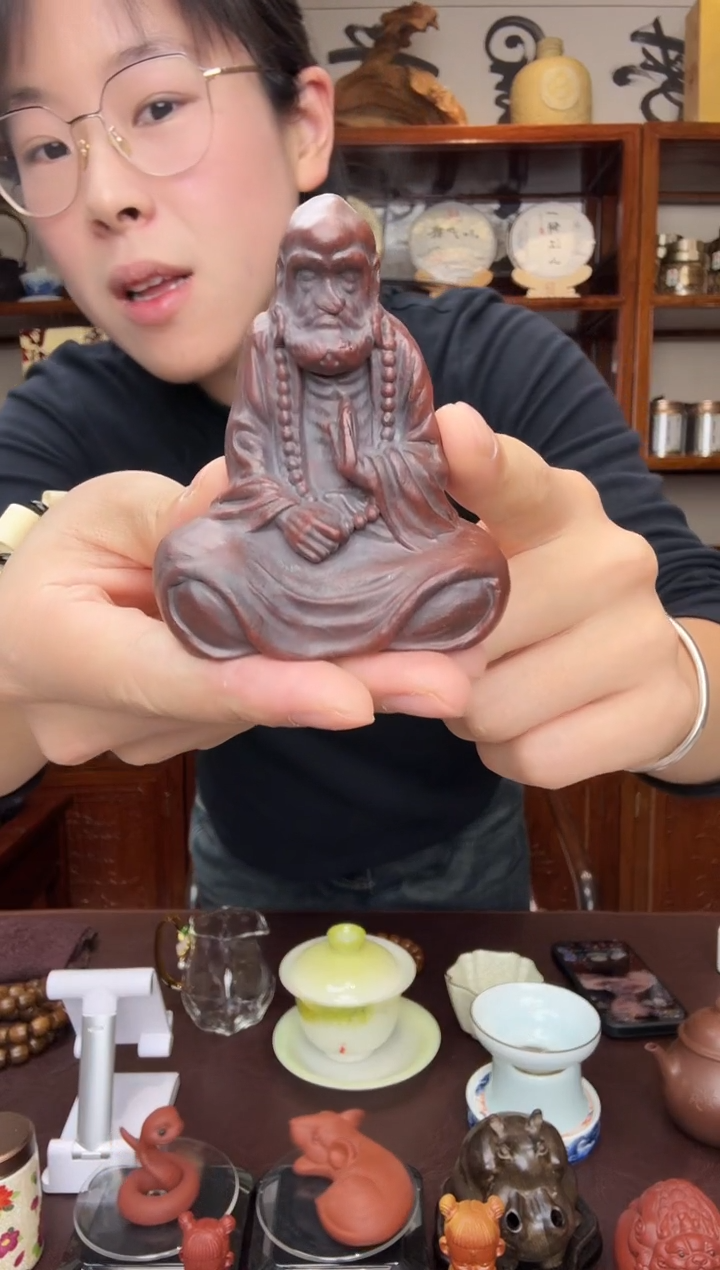 达摩茶宠摆件桌面摆件