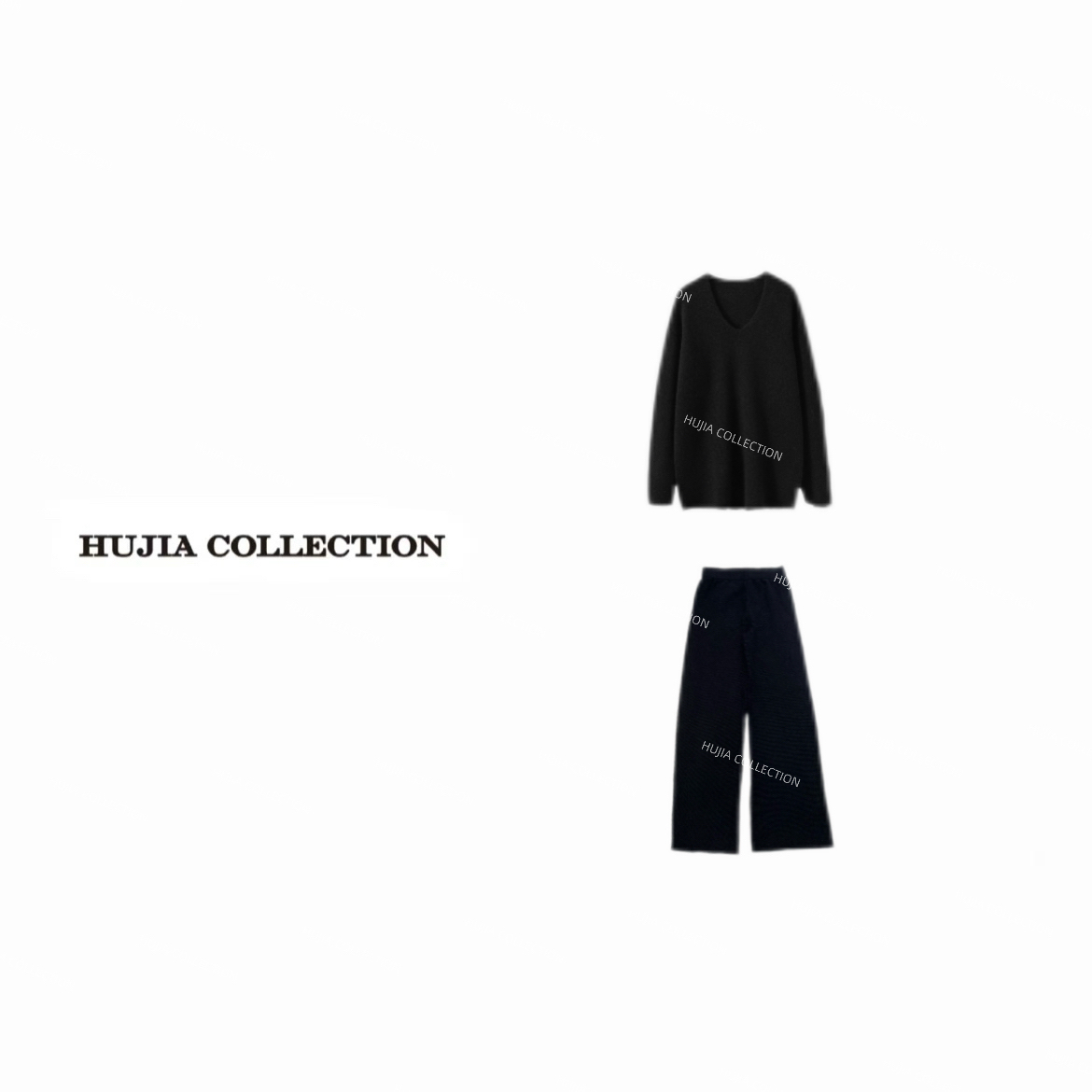 HUJIA 张张丨"松间漫游"2025冬季新品设计师套装zw0154