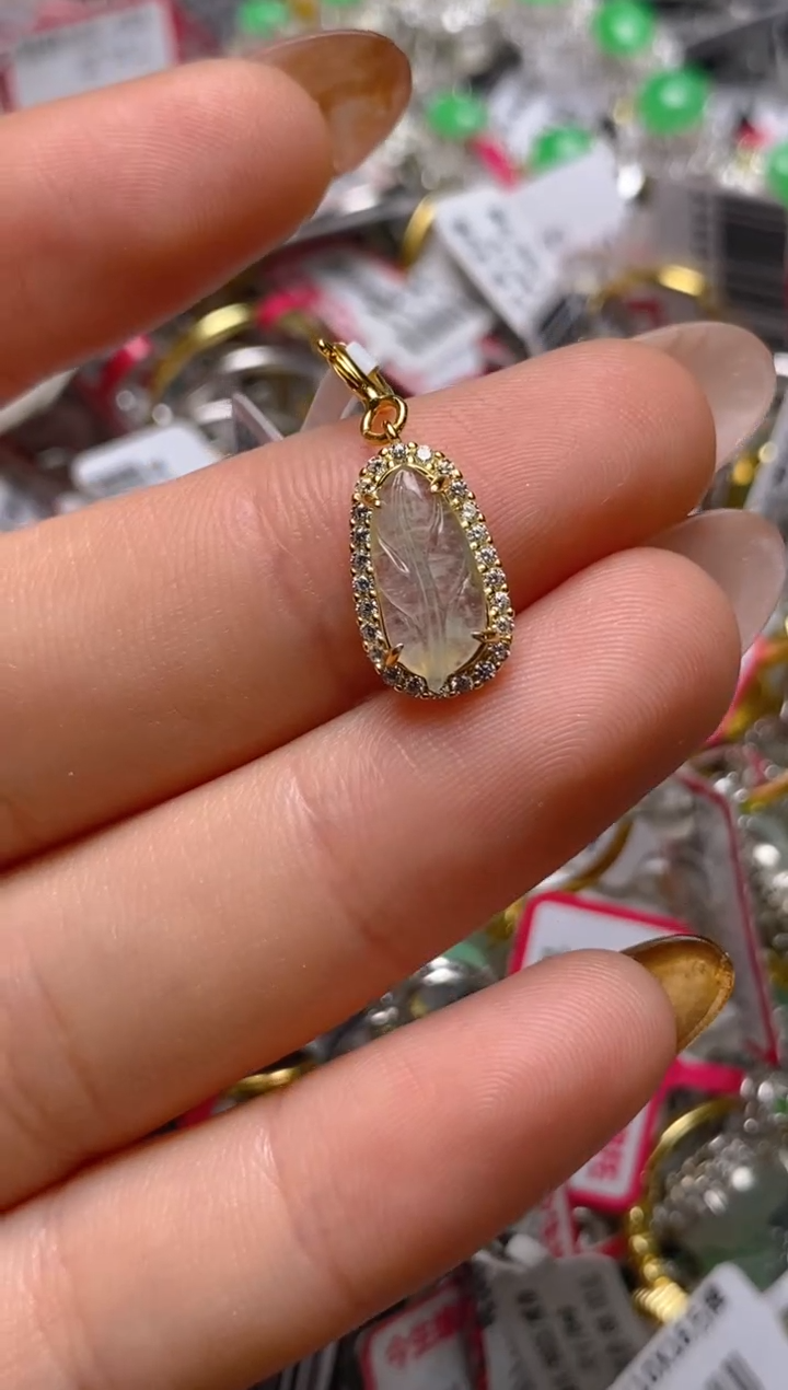 银S925镶嵌戒指翡翠百内无证书