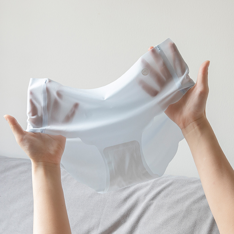 品彩冰肌轻薄透气无痕面膜内裤QY