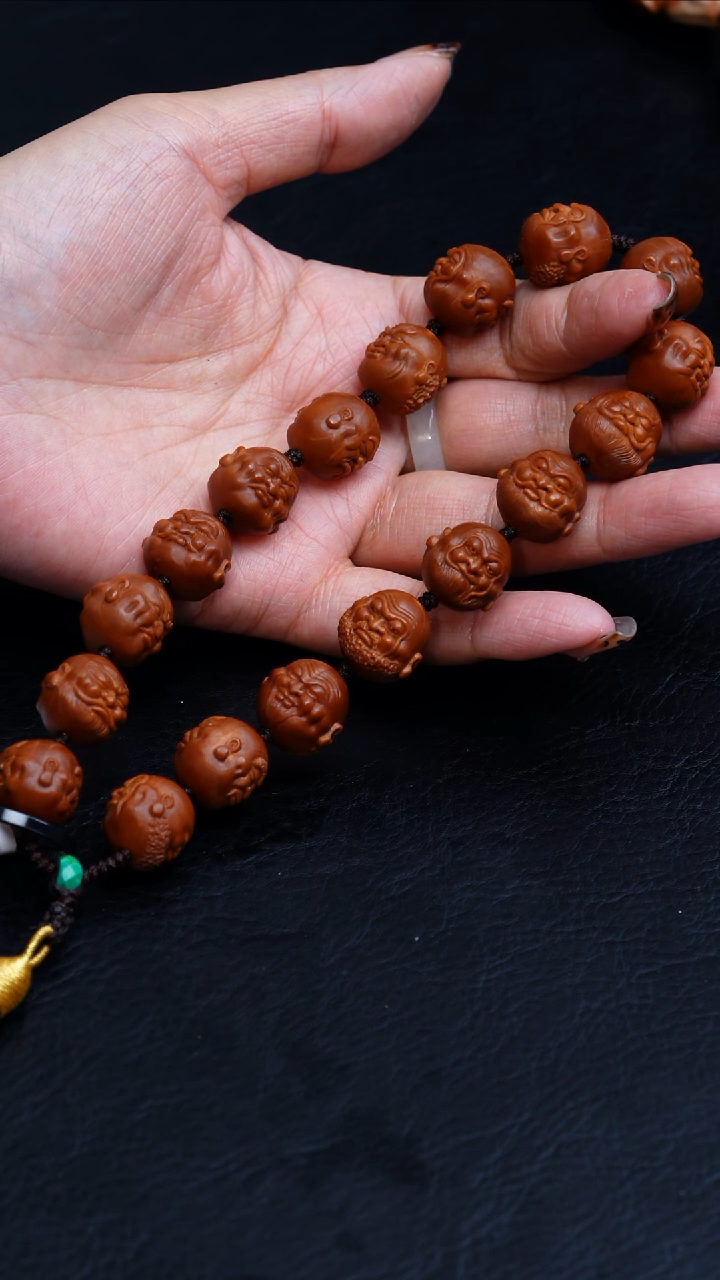 橄榄核吊坠16尺寸36罗汉