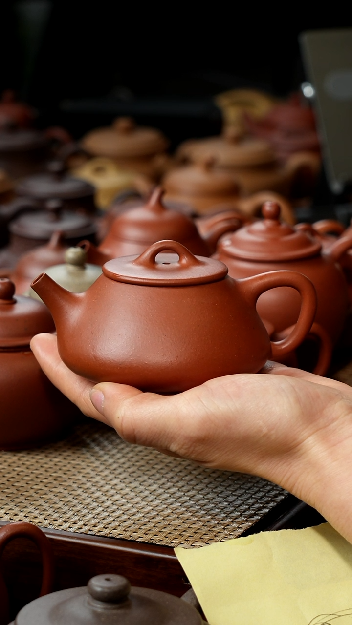 【闪购商品】紫砂茶壶平盖红泥6666666666