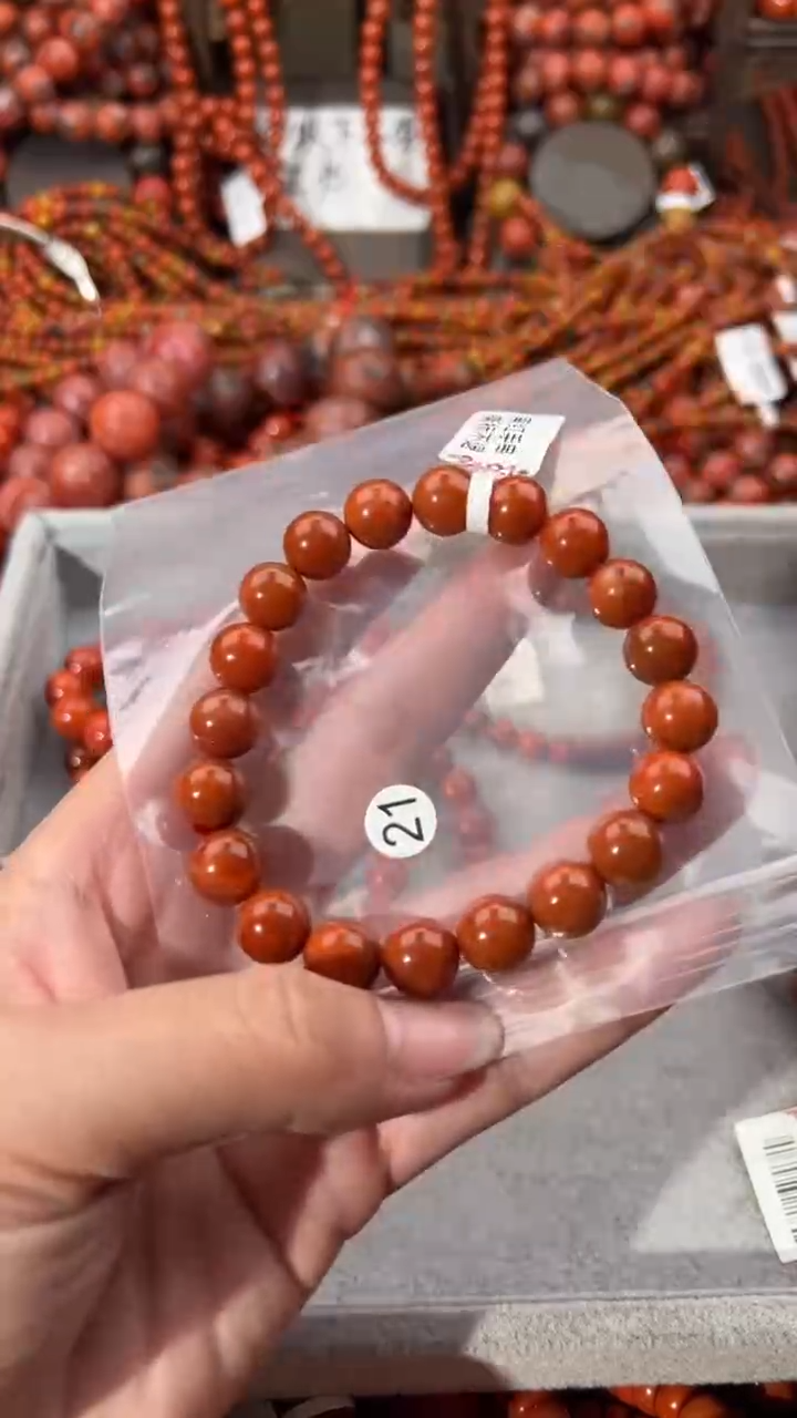 南红玛瑙未镶嵌手串10