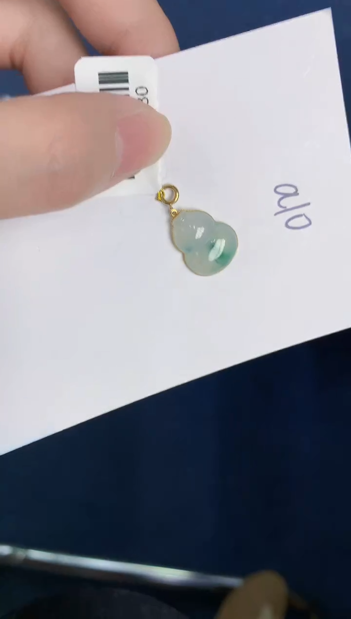 【闪购商品】翡翠颈饰18K金镶嵌000000000