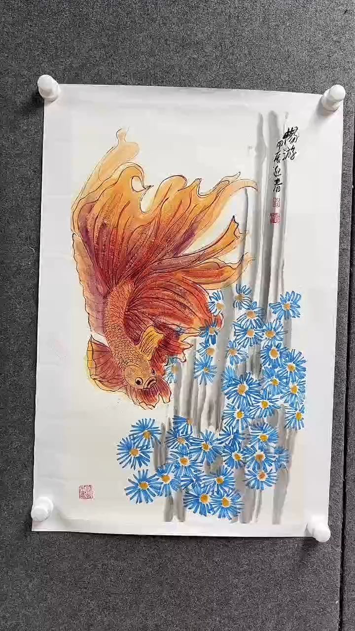 国画王迎春作品B390