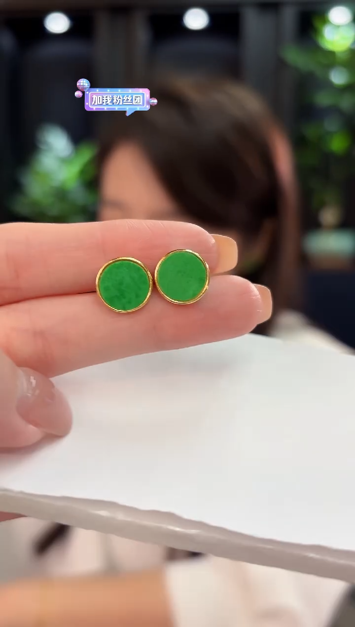 未镶嵌翡翠耳饰缅甸A货/多样性发货/一件