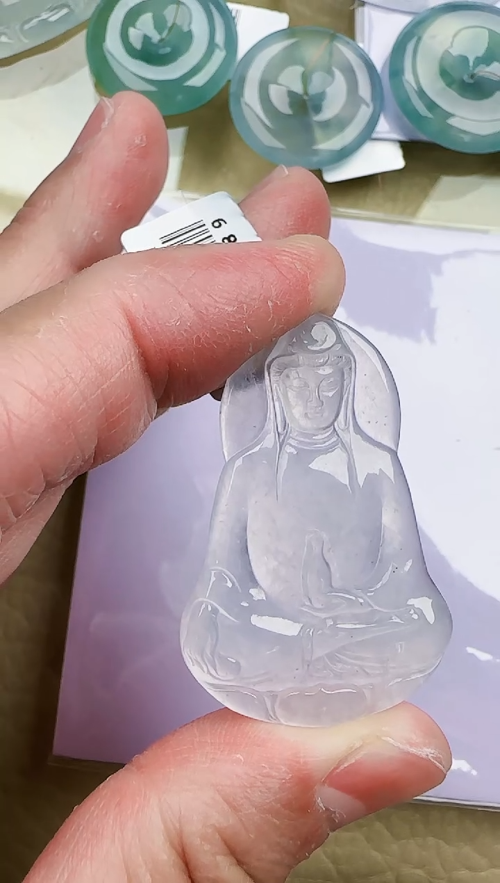 颈饰未镶嵌翡翠缅甸翡翠a货